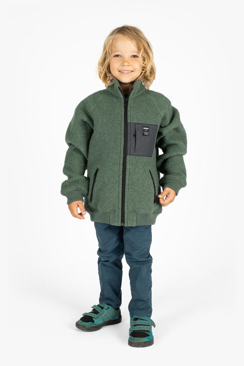 THE NATURAL WOOLFLEECE JACKET Kids