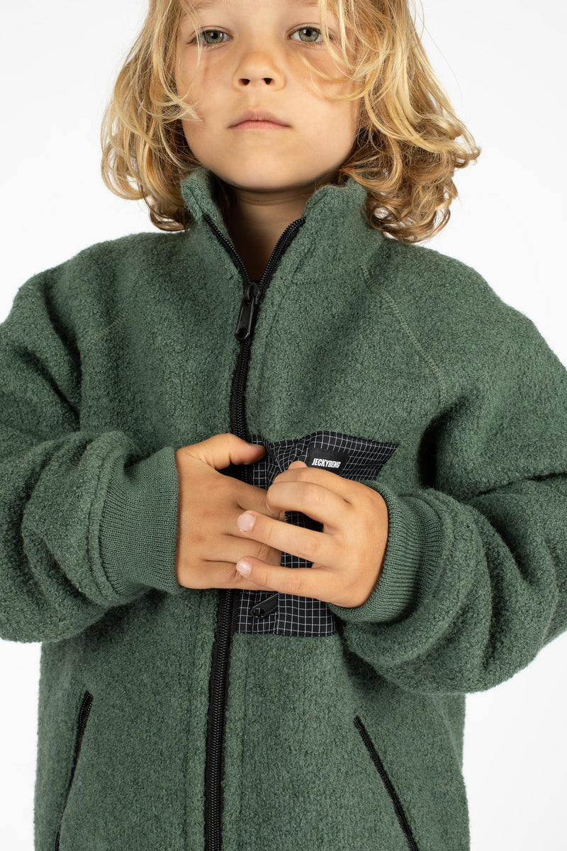 THE NATURAL WOOLFLEECE JACKET Kids