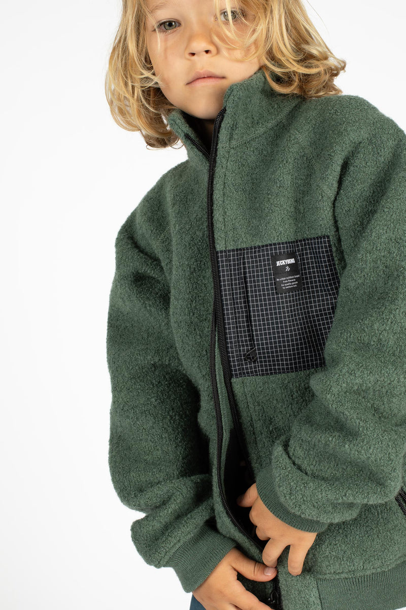 THE NATURAL WOOLFLEECE JACKET Kids
