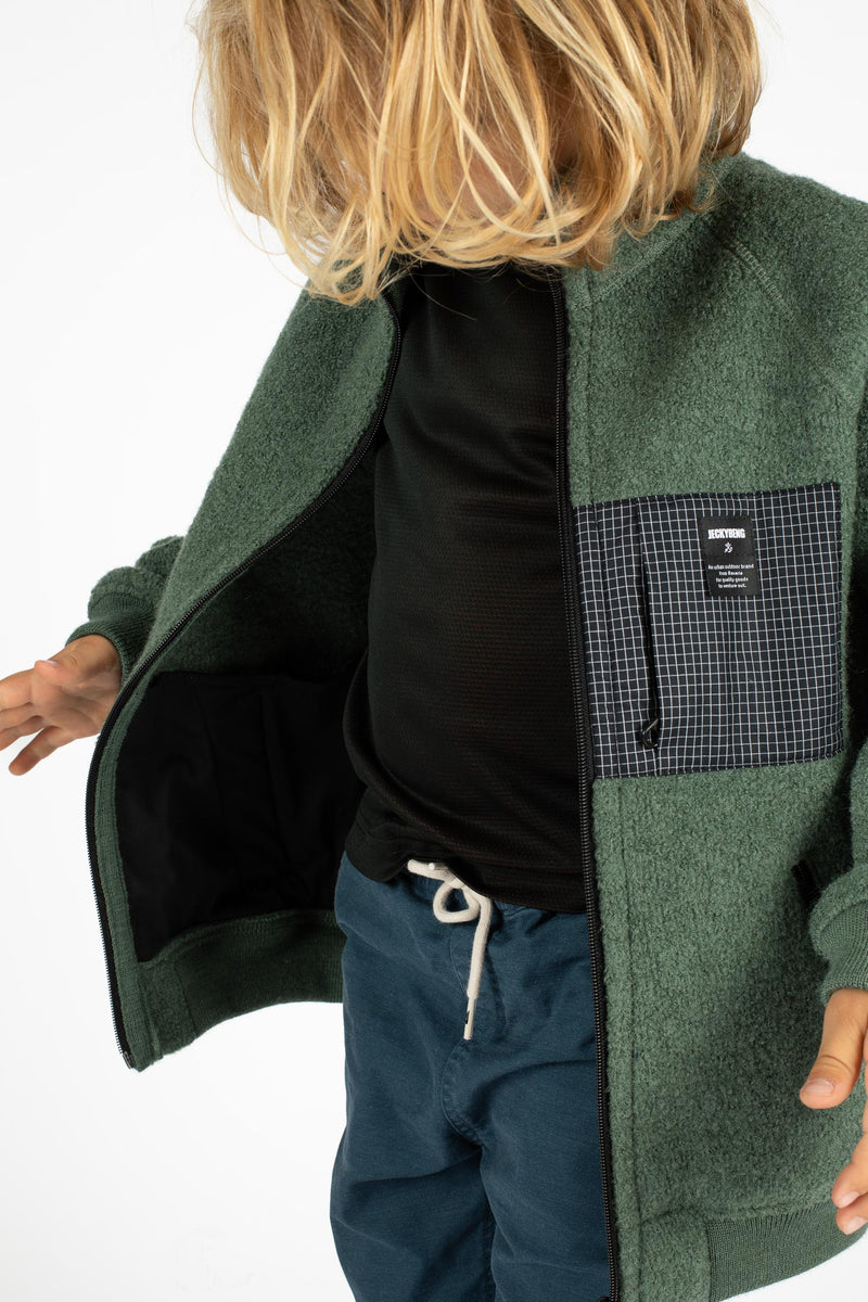 THE NATURAL WOOLFLEECE JACKET Kids