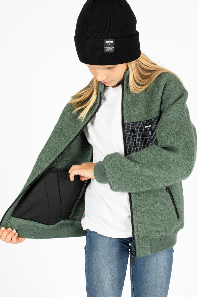 THE NATURAL WOOLFLEECE JACKET Kids