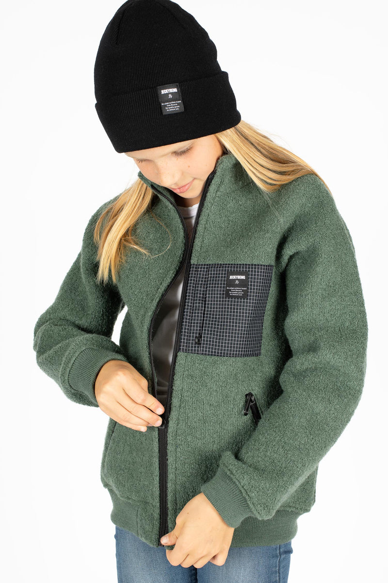 THE NATURAL WOOLFLEECE JACKET Kids