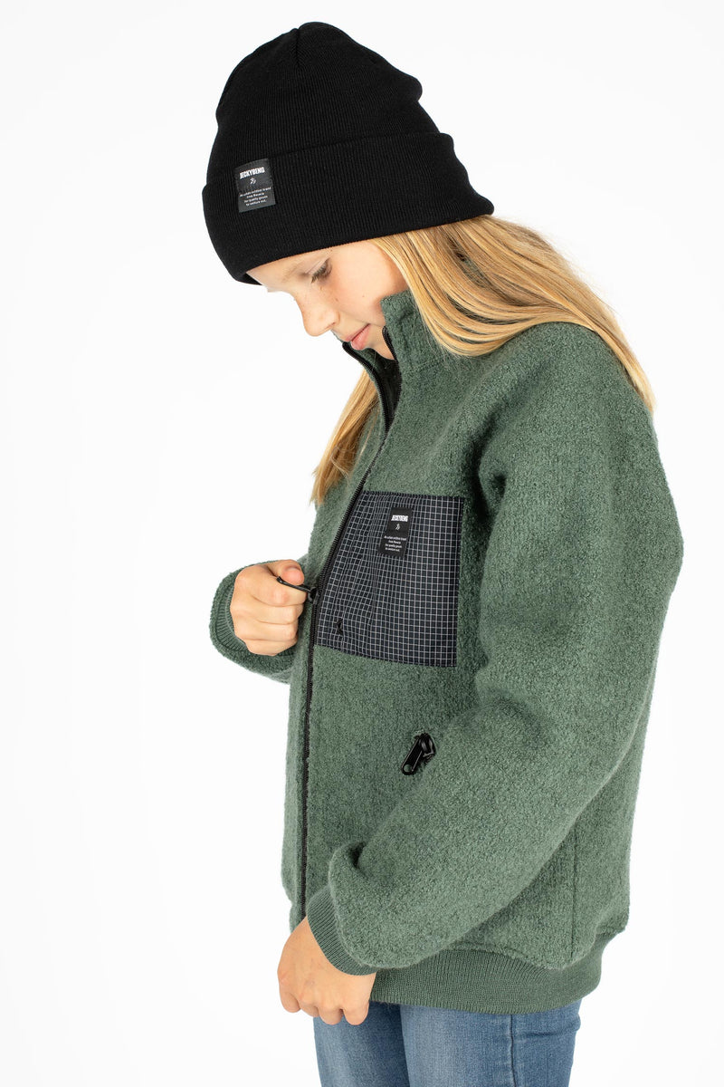 THE NATURAL WOOLFLEECE JACKET Kids