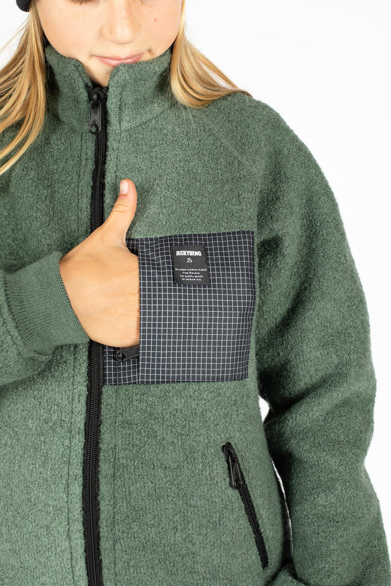 THE NATURAL WOOLFLEECE JACKET Kids
