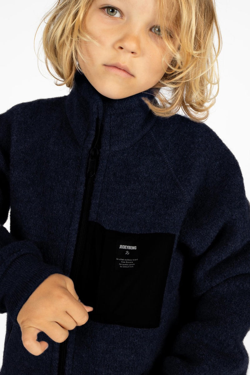 THE NATURAL WOOLFLEECE JACKET Kids