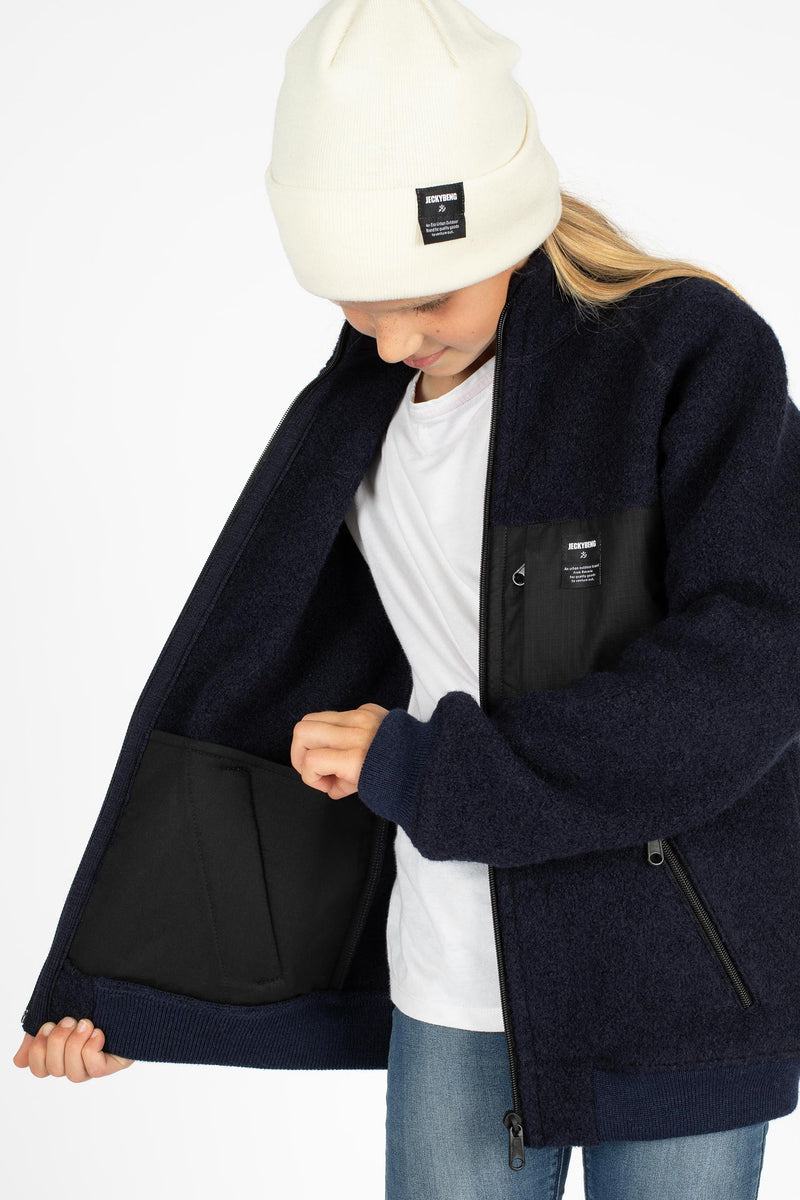 THE NATURAL WOOLFLEECE JACKET Kids
