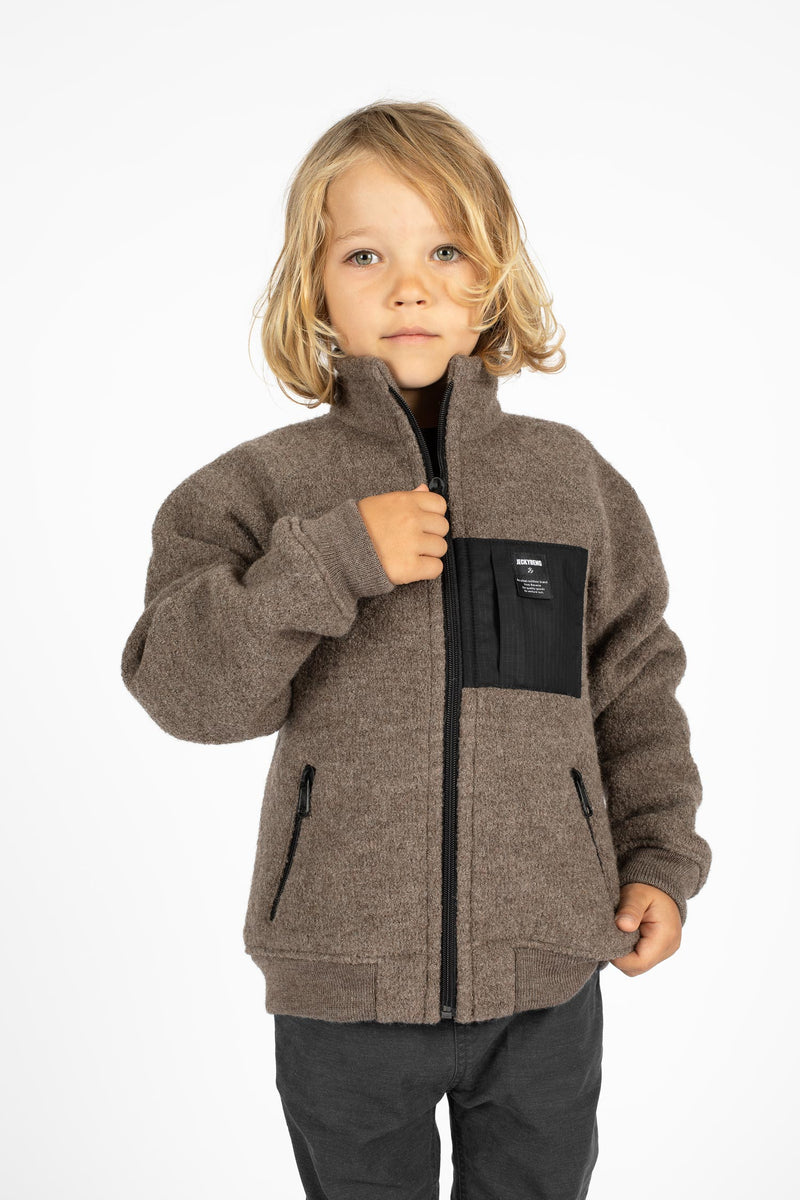THE NATURAL WOOLFLEECE JACKET Kids