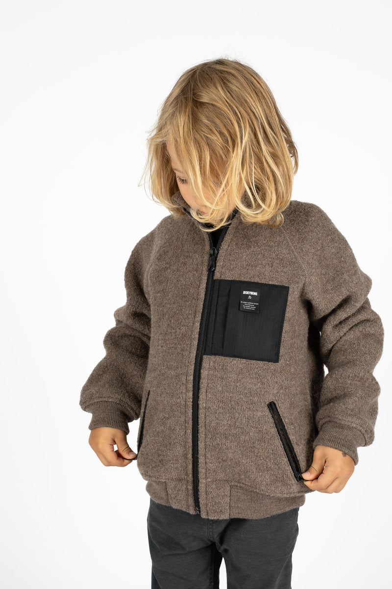 THE NATURAL WOOLFLEECE JACKET Kids