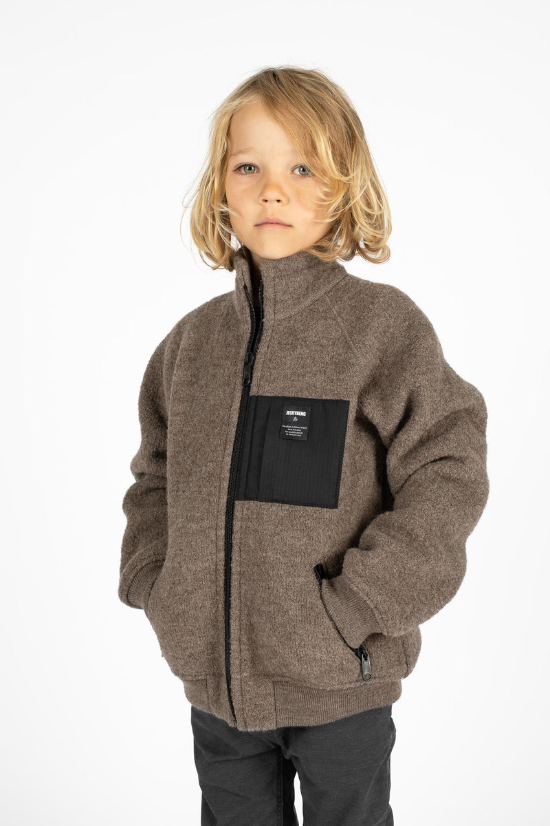 THE NATURAL WOOLFLEECE JACKET Kids