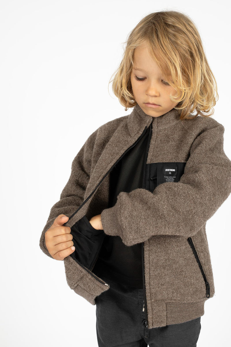 THE NATURAL WOOLFLEECE JACKET Kids