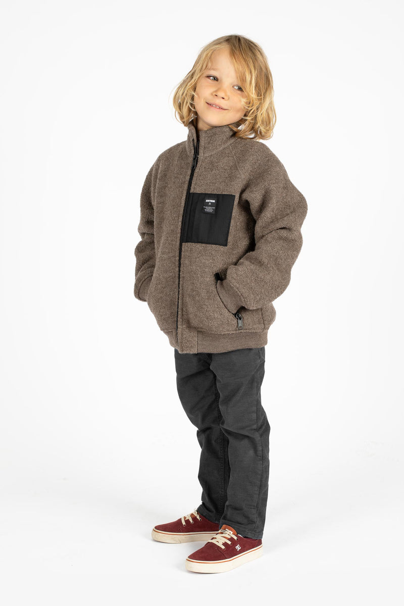 THE NATURAL WOOLFLEECE JACKET Kids