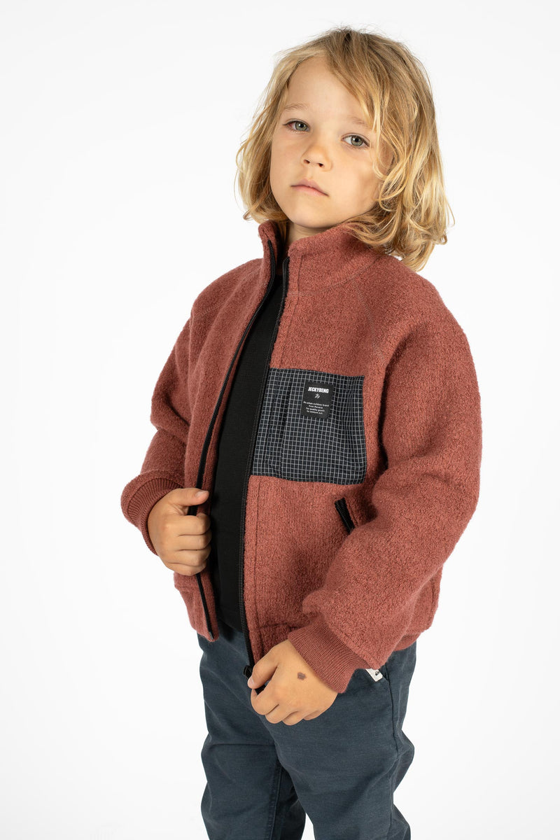 THE NATURAL WOOLFLEECE JACKET Kids