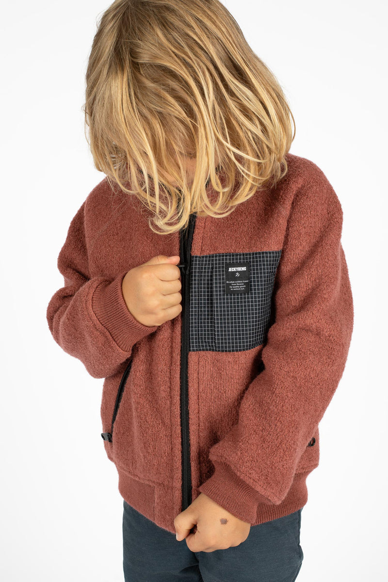 THE NATURAL WOOLFLEECE JACKET Kids