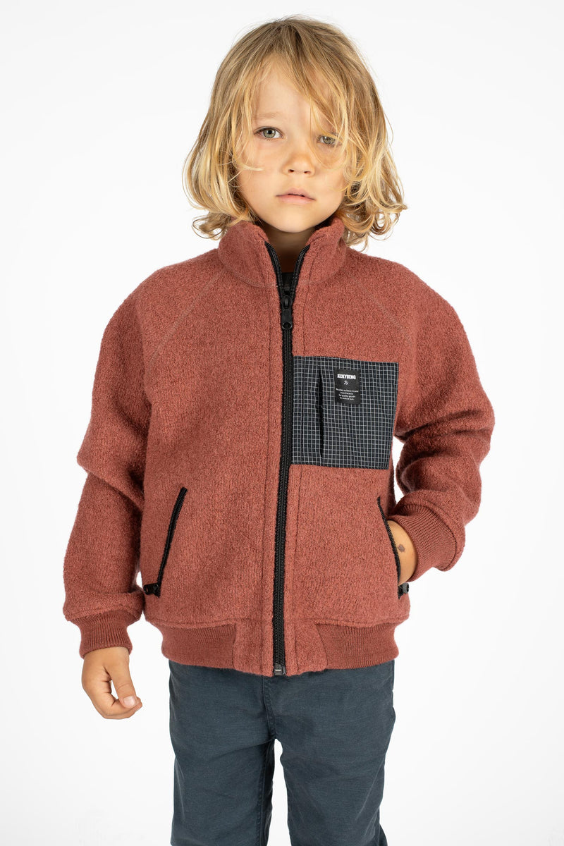 THE NATURAL WOOLFLEECE JACKET Kids