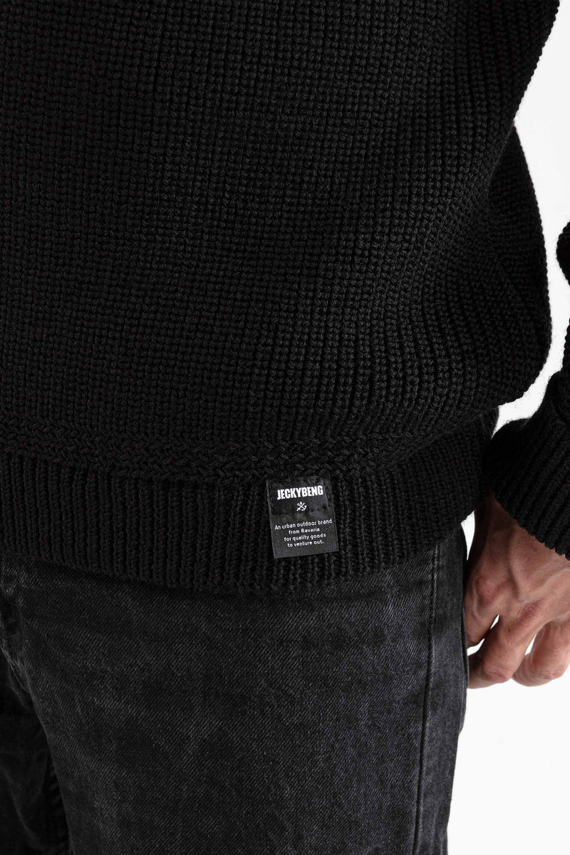The MERINO TROYER - black