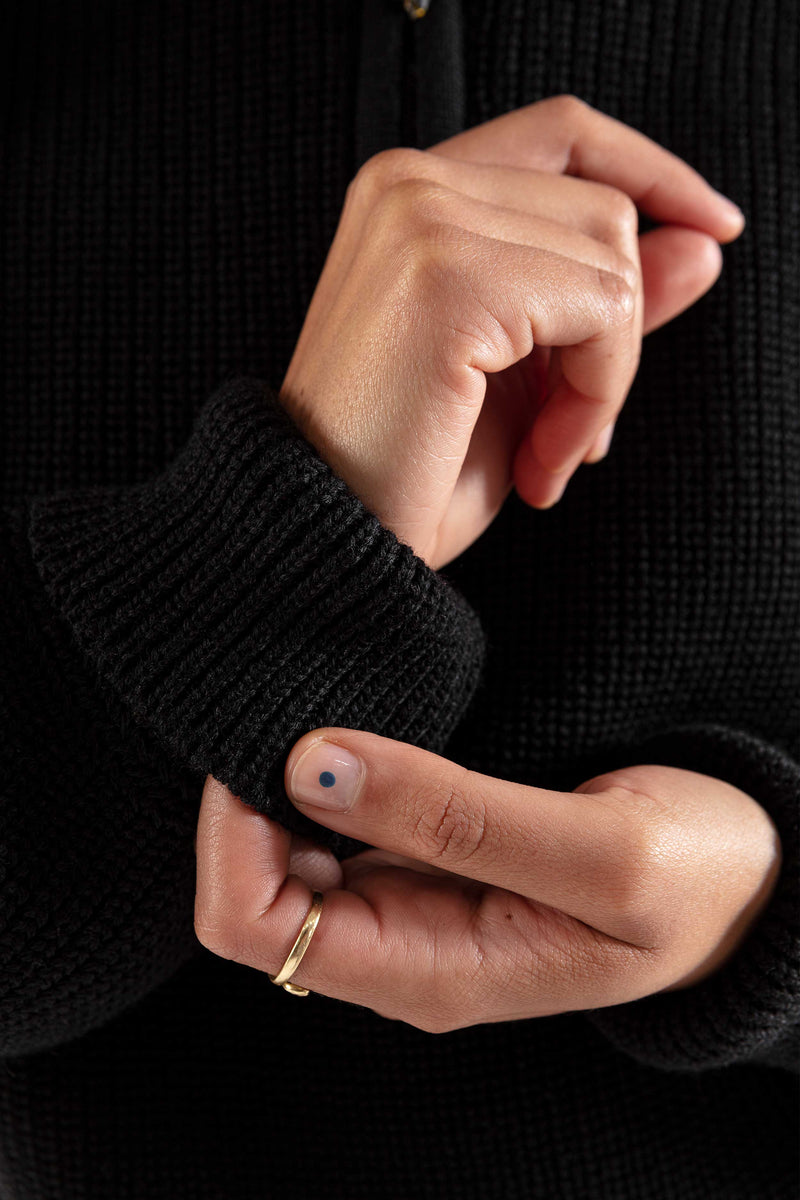 The MERINO TROYER - black