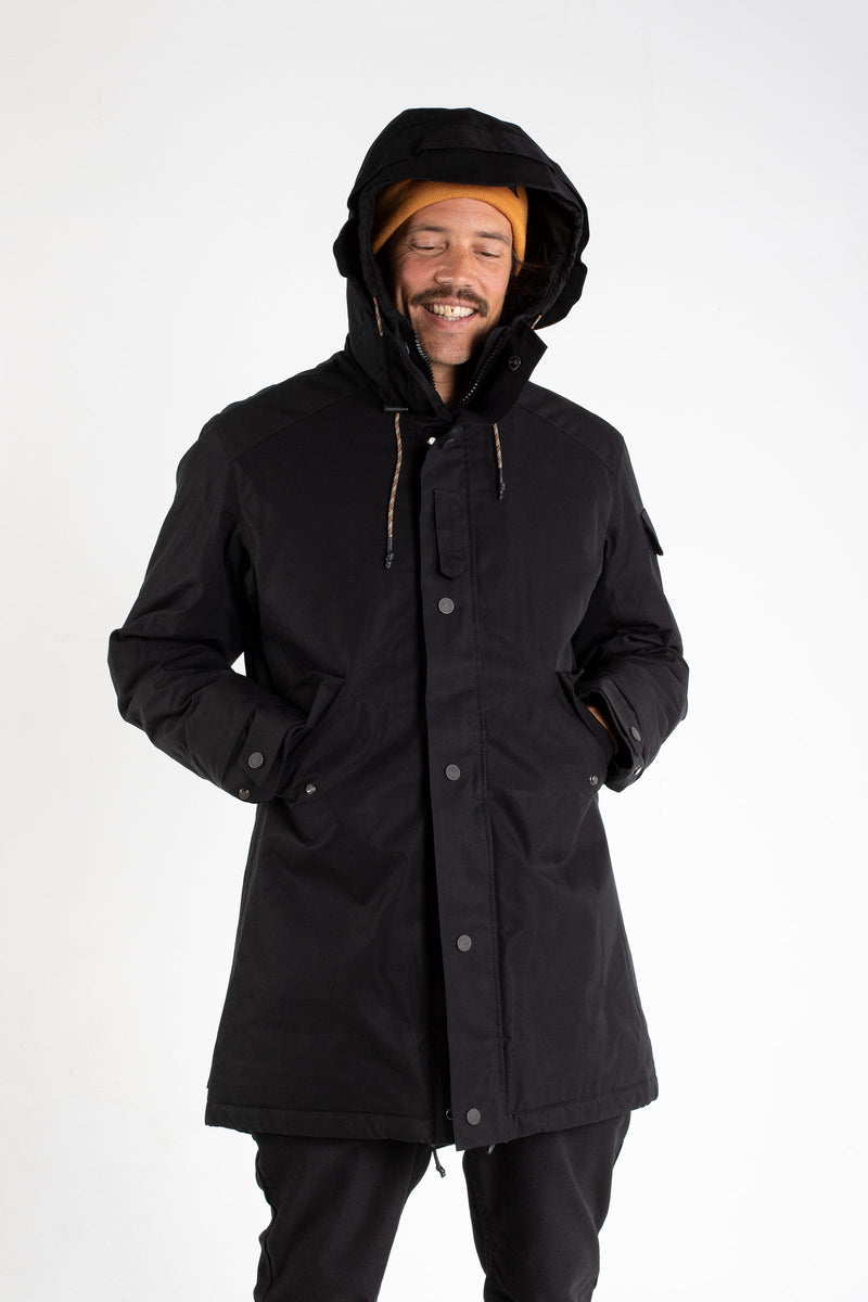The WINTER PARKA - deep black
