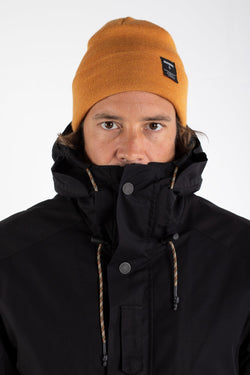 The WINTER PARKA - deep black