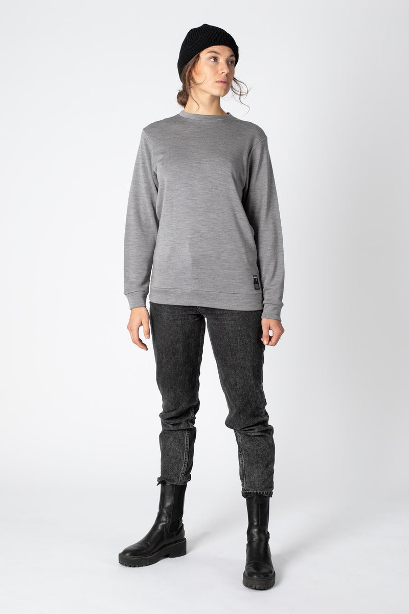 The MERINO SWEATER - grey melange