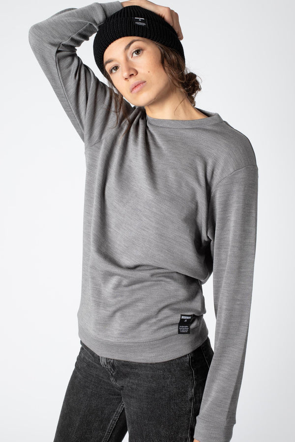 The MERINO SWEATER - grey melange