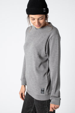 The MERINO SWEATER - grey melange