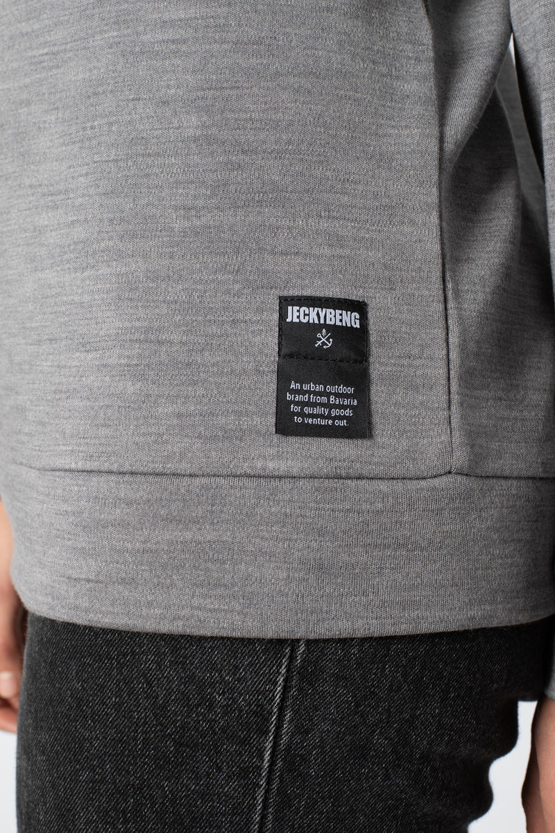 The MERINO SWEATER - grey melange