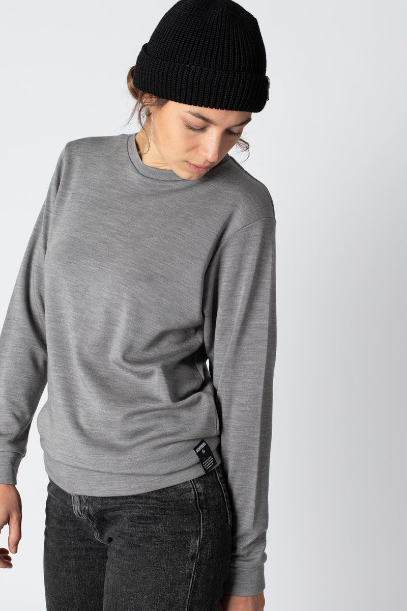 The MERINO SWEATER - grey melange