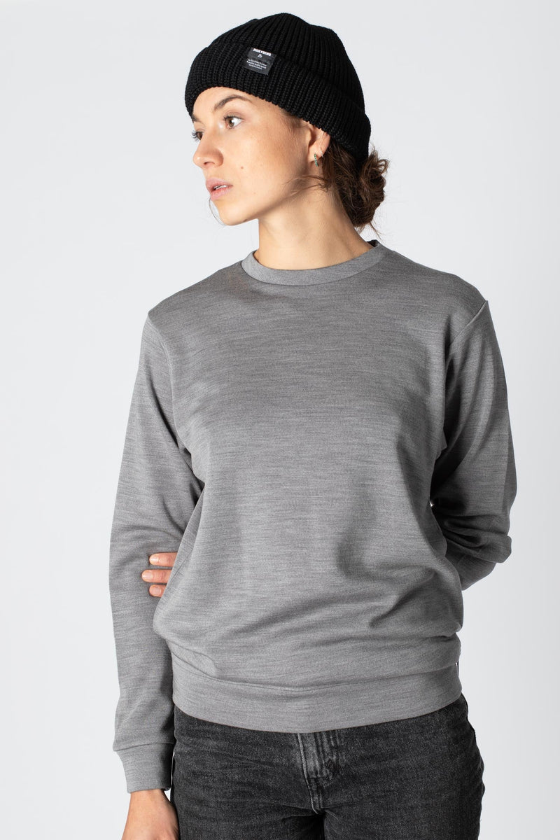 The MERINO SWEATER - grey melange