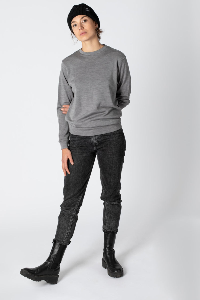 The MERINO SWEATER - grey melange