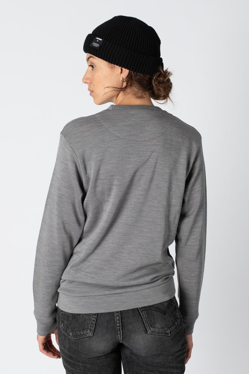 The MERINO SWEATER - grey melange