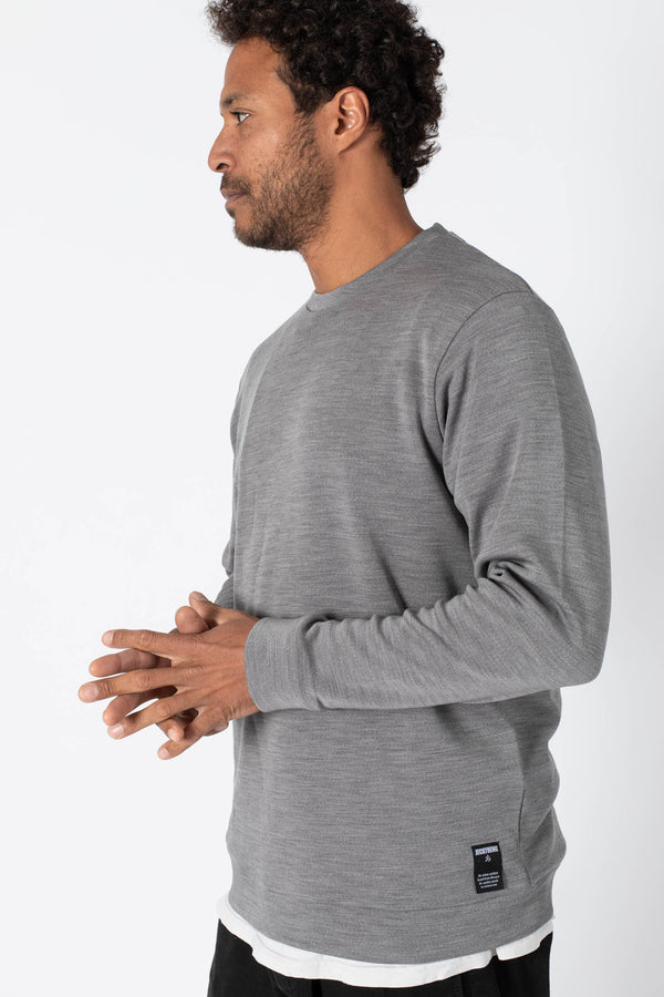The MERINO SWEATER - grey melange