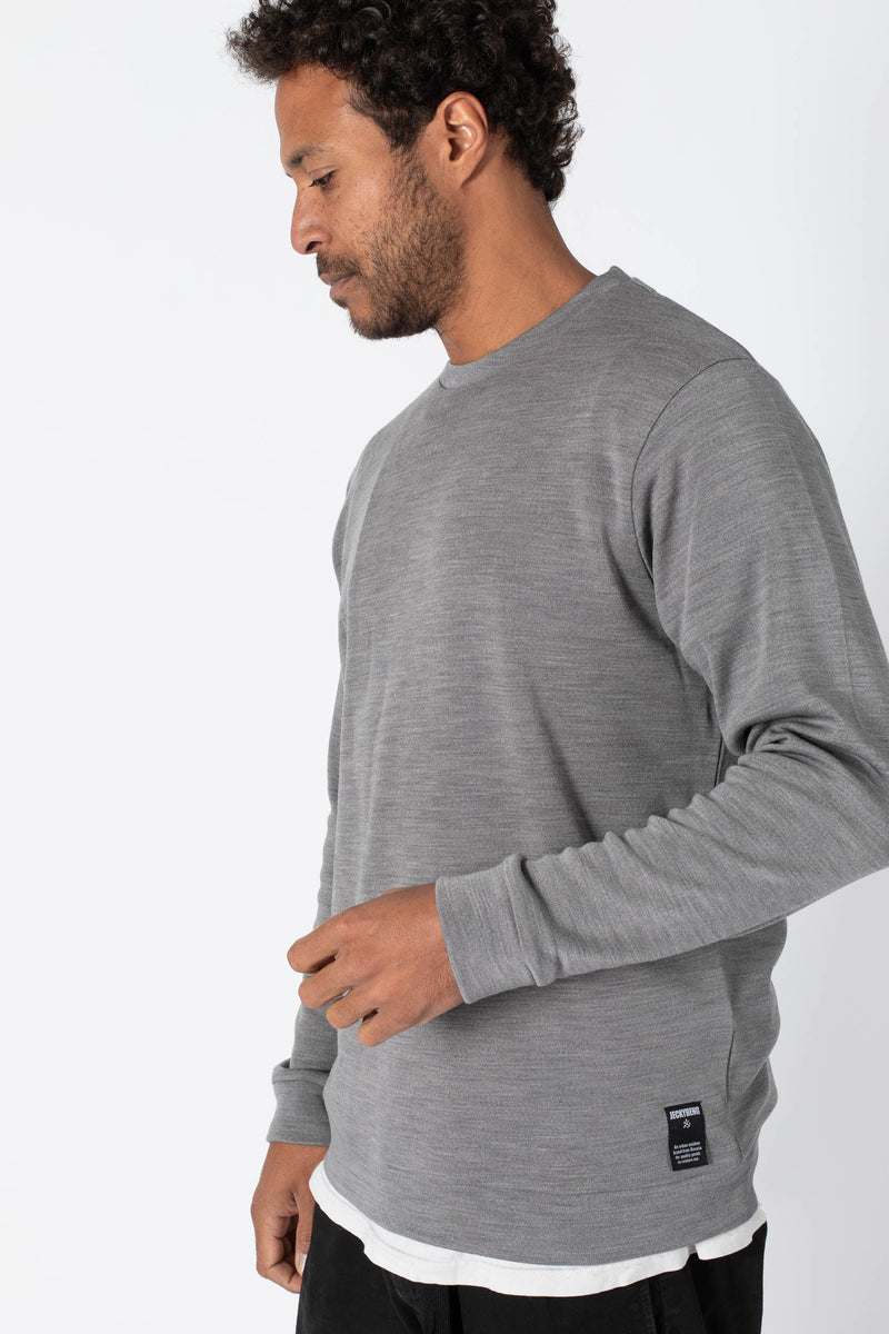 The MERINO SWEATER - grey melange