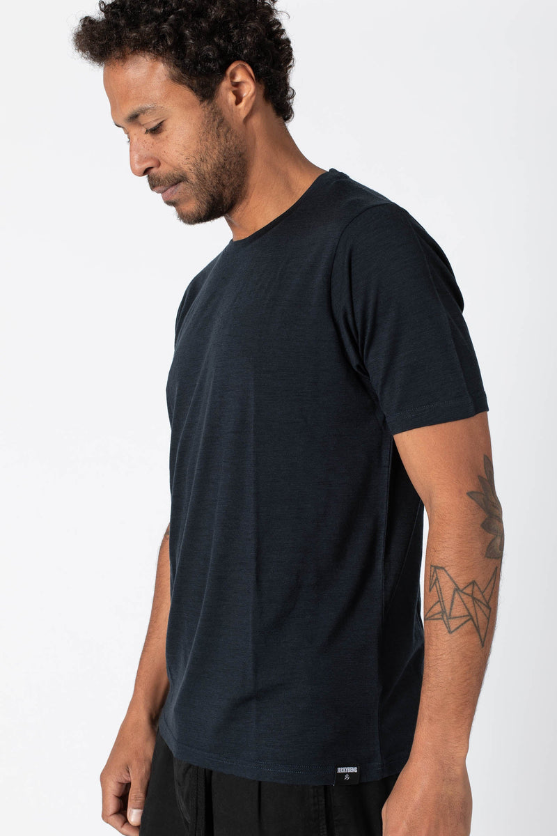 The MERINO T-SHIRT - midnight