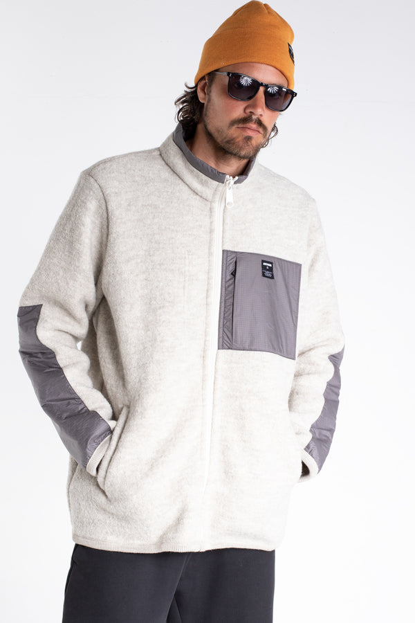 THE NATURAL WOOL FLEECE white